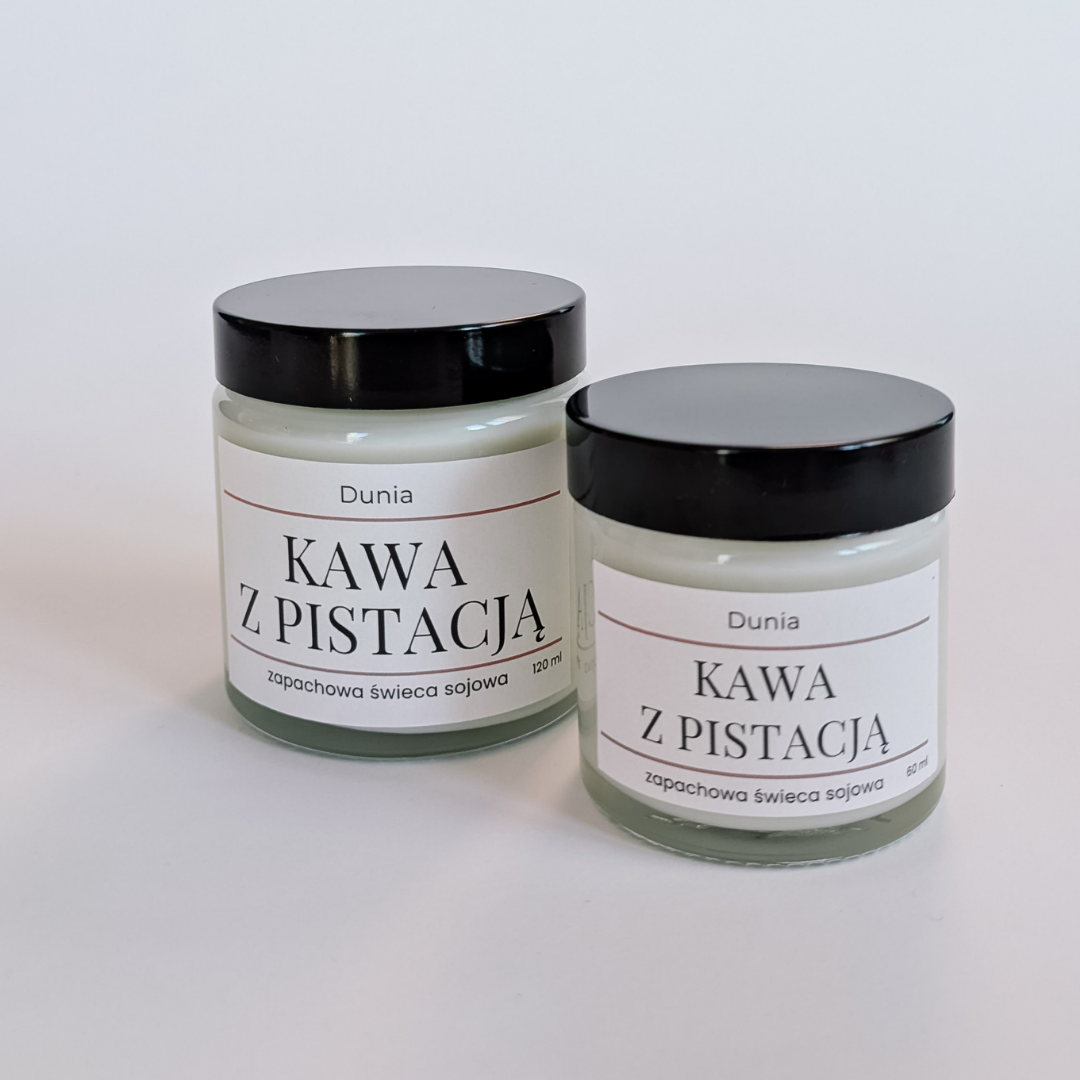 Świeca sojowa Kawa z pistacją